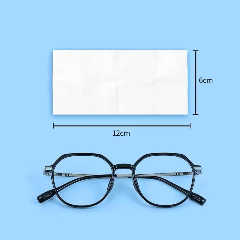 Cleaning Wipes for Glasses, Camera Lenses & Screens (Pack of 100)