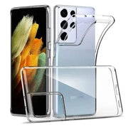 Clear Silicone Case for Samsung Galaxy S21 Ultra (Clear) - Phone / cases