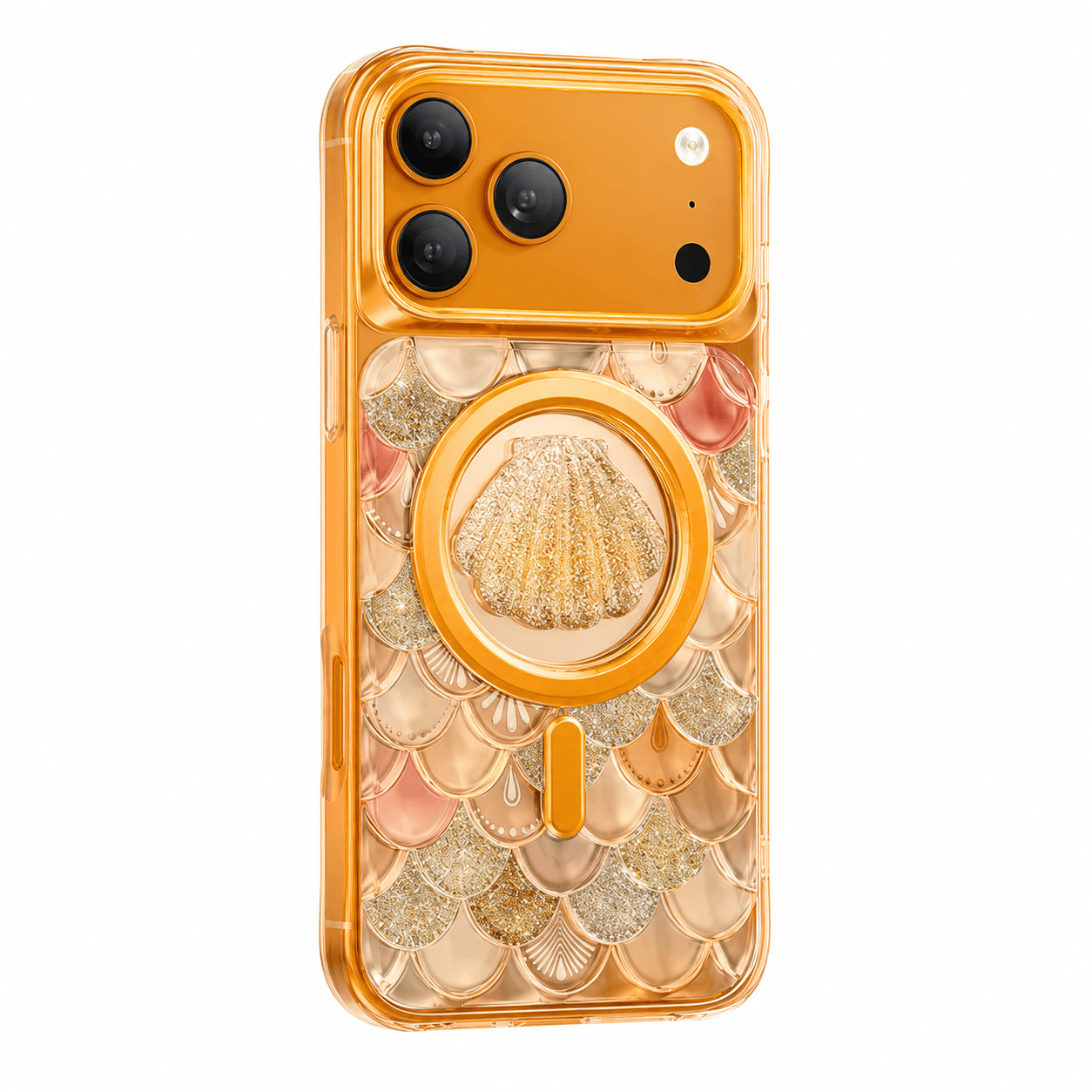 Keephone Iceland Glitter Case for iPhone 17 Pro | 3D Diamond Shell MagSafe Case