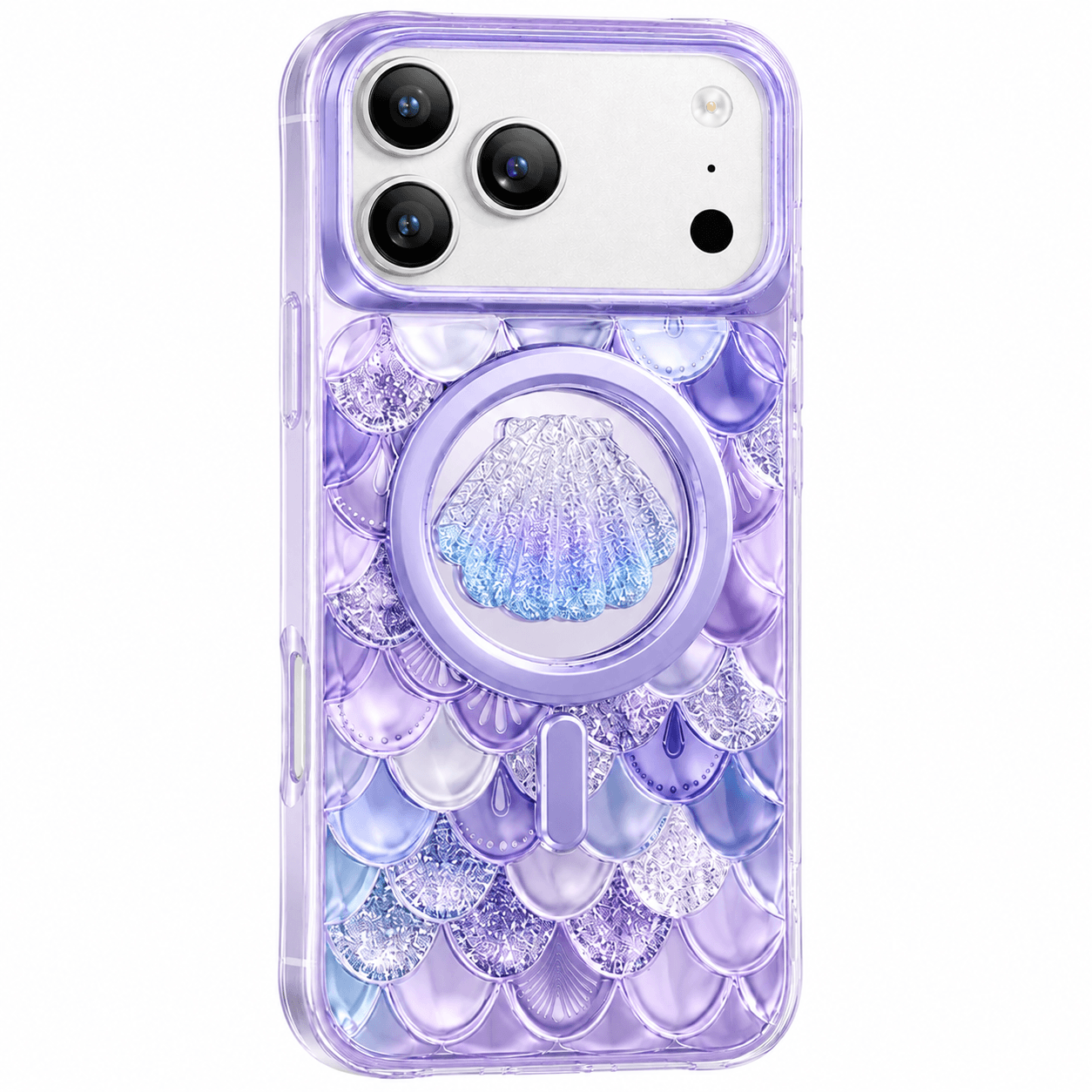 Keephone Iceland Glitter Case for iPhone 17 Pro | 3D Diamond Shell MagSafe Case