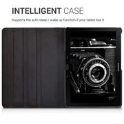 Cover for Samsung Galaxy Note 10.1” (2014) (P600) / Tab Pro (T520) (Black & Brown) - Black / Phone/Tablet Accessories
