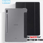 Cover for Samsung Galaxy Tab S7 FE 12.4” (2021) - T730/T733/T735 - Black - Phone/Tablet Accessories