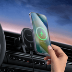 DCA71 15W magnetic wireless charging car phone holder