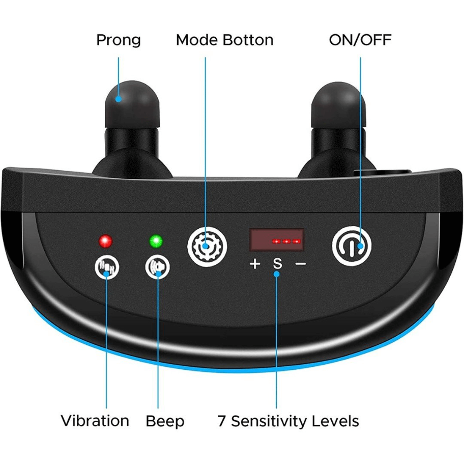 Rechargeable dog anti barking collar with USB charging