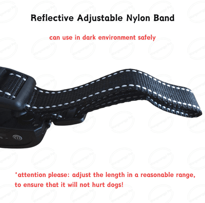 Dog anti barking collar kit with USB cable and manual