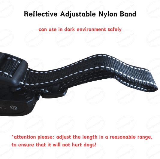 Dog anti barking collar kit with USB cable and manual