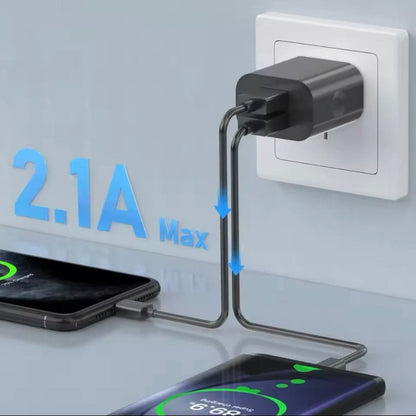 Dual USB Power Adapter Wall Plug (NZ / AUS) (Black)