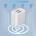 Dual USB Power Adapter Wall Plug (NZ / AUS) (White) - White - Phone/Tablet Accessories