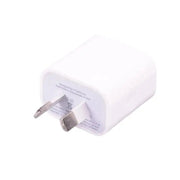 Dual USB Power Adapter Wall Plug (NZ / AUS) (White) - White - Phone/Tablet Accessories