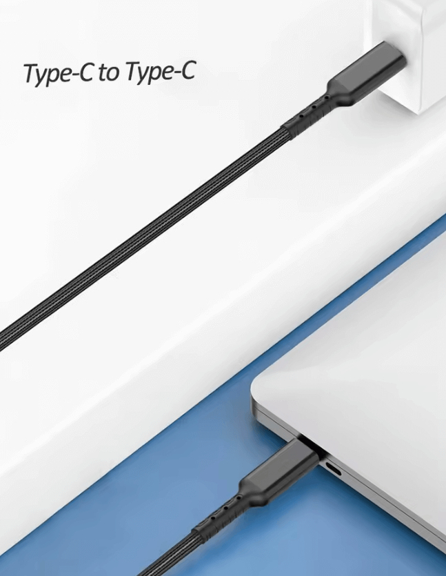 USB-C charger cable close-up view