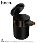 DWQ05 4-in-1 magnetic wireless charging station with Bluetooth speaker and ambient light