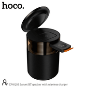 DWQ05 4-in-1 magnetic wireless charging station with Bluetooth speaker and ambient light