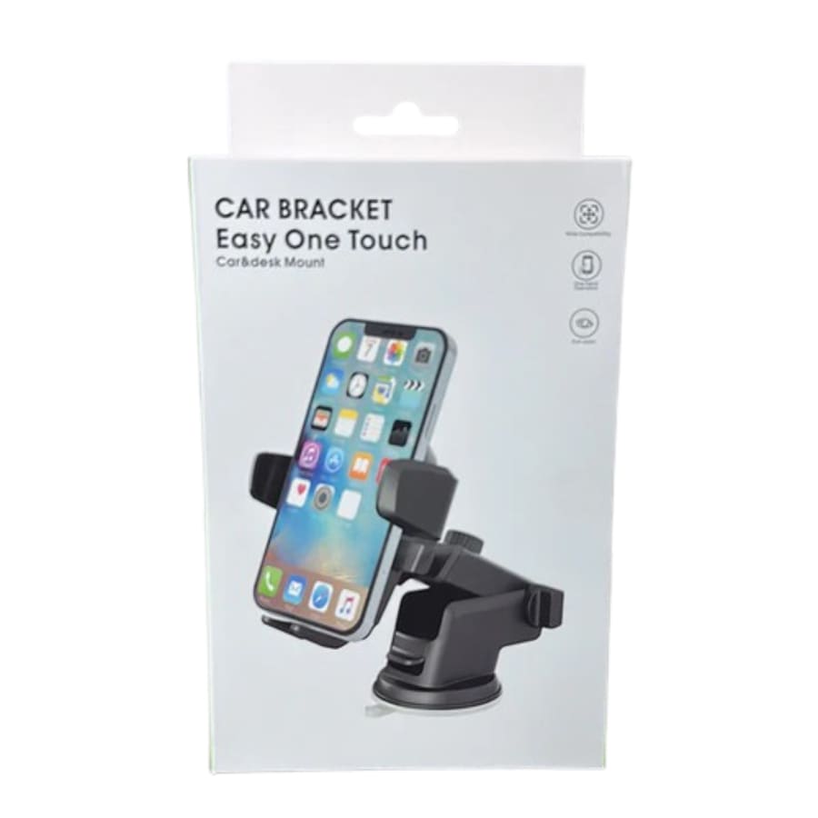 Easy one touch mobile phone holder