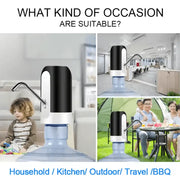 Electric Water Dispenser Pump – USB Rechargeable