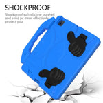 EVA Protective Case for iPad 2/3/4 9.7’’ – Kids Tablet Cover with Handle & Thumbs up Stands Kickstand (Blue)