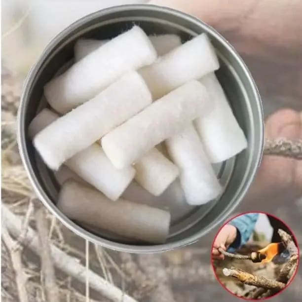 Fire Starter - 12 x Paraffin Soaked Swabs
