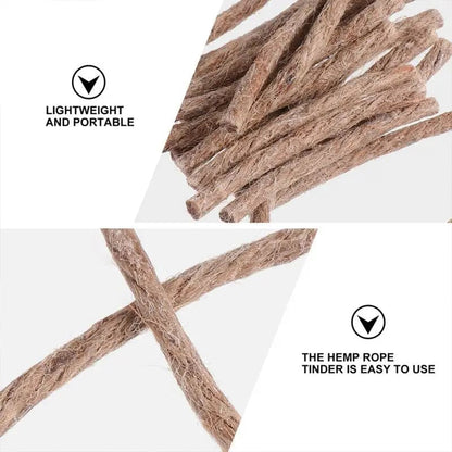 Fire Starter - Tinder Wick (20 pieces in sealed pack)
