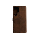 Flip Case for Samsung Galaxy S22 Ultra (Brown) - Brown - Phone cases