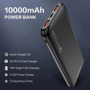 Floveme 10,000 mAh Power Bank - 10000 - Phone/Tablet Accessories