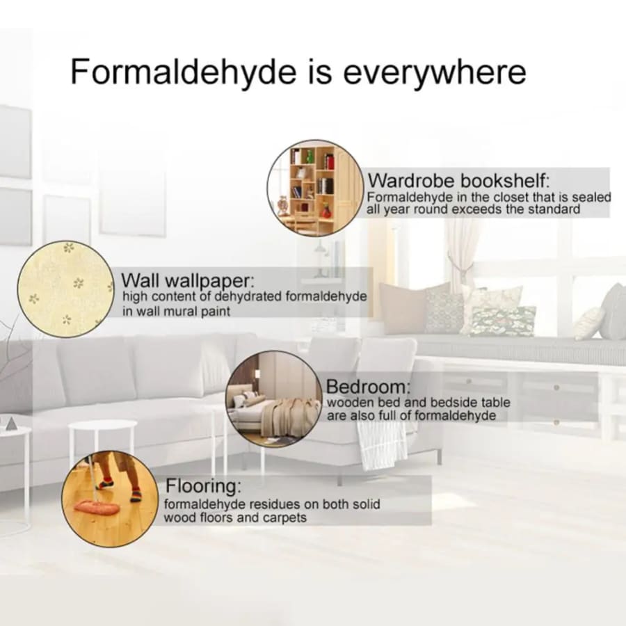 Formaldehyde (HCHO) Air Quality Test Kit