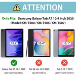 Full-Body Cover for Samsung Galaxy Tab A7 10.4” (2020) - T500/T505 (Navy) - Navy - Phone/Tablet Accessories