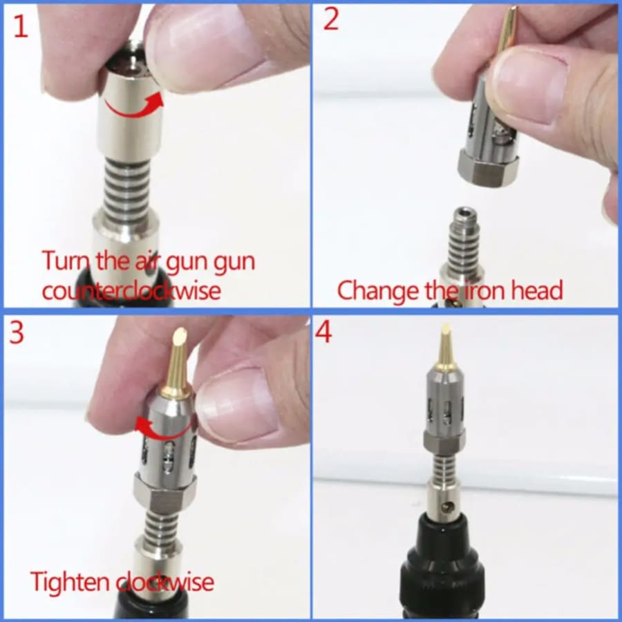Gas Powered Soldering Iron Kit – 16 Piece