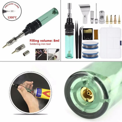 Gas Powered Soldering Iron Kit – 16 Piece