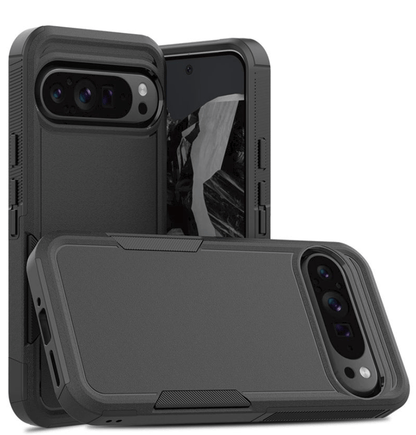 Google Pixel 10 Pro XL dual layer armor hard case black