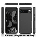 Google Pixel 9 Pro XL Dual Layer Armor Hard Case - Mobile Phone