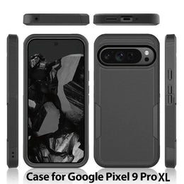 Google Pixel 9 Pro XL Dual Layer Armor Hard Case - Mobile Phone
