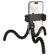 H101 flexible octopus tripod with adjustable smartphone holder