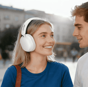 H12 wireless headphones featuring up to -48dB hybrid active noise cancellation