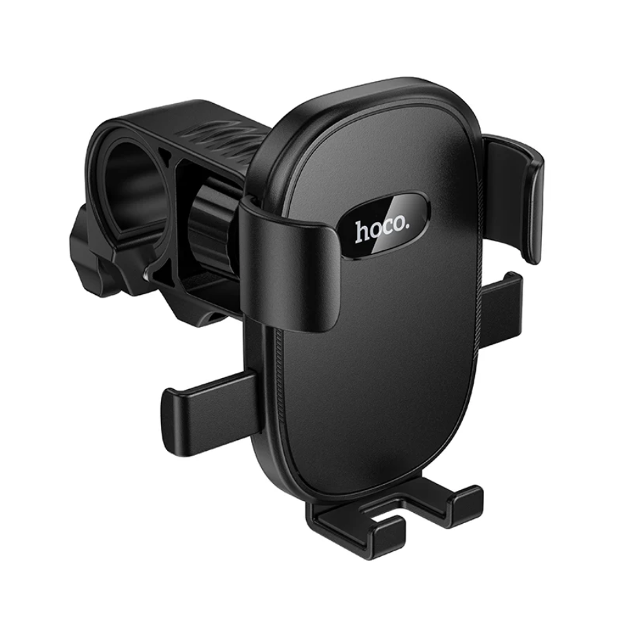 Black phone holder with 'hoco.' branding on a white background