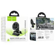 H97 magnetic dashboard phone holder with double-leg support base