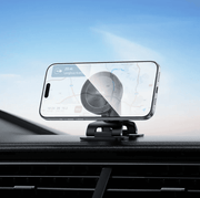 H97 magnetic dashboard phone holder with double-leg support base