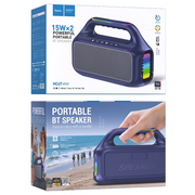 HC47 30W portable Bluetooth speaker with dynamic RGB LED lighting