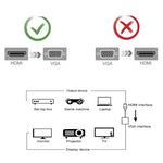 HDMI to VGA Converter Adapter with Audio & USB