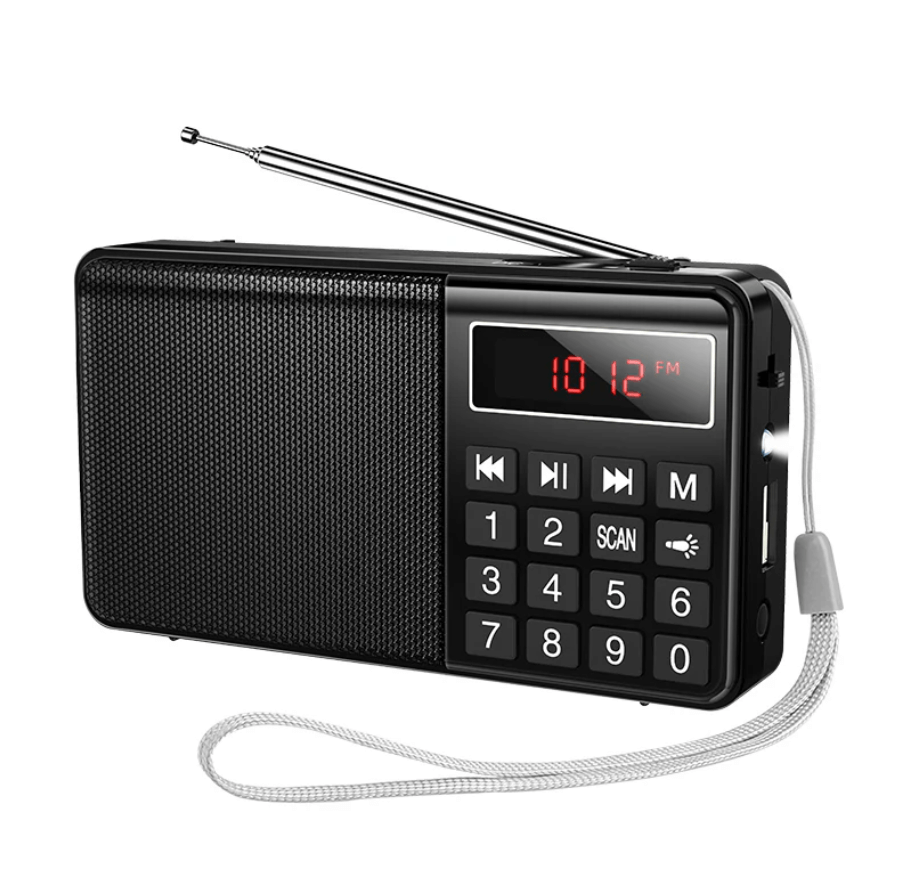 HI50 AM FM Portable Radio Front View