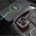 Hoco 38W FM Car Kit with PD + QC RGB Light (E85) | Bluetooth 5.4 Charger