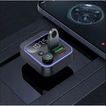 Hoco 38W FM Car Kit with PD + QC RGB Light (E85) | Bluetooth 5.4 Charger