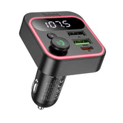 Hoco 38W FM Car Kit with PD + QC RGB Light (E85) | Bluetooth 5.4 Charger