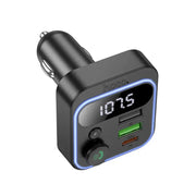 Hoco 38W FM Car Kit with PD + QC RGB Light (E85) | Bluetooth 5.4 Charger