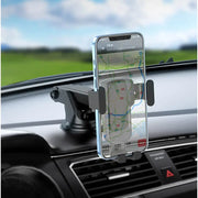Hoco CA104 Car Phone Holder | Adjustable 60–85mm Clamp for 4.5–7 Inch Phones