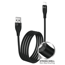 HOCO DU45 black USB-A to Lightning fast charging data cable