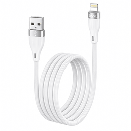 HOCO DU45 white USB-A to Lightning fast charging data cable