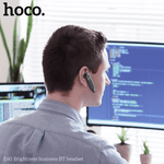 HOCO E60 wireless headset featuring a practical ear hook design