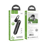 HOCO E63 black Bluetooth single-ear business headset with ear hook