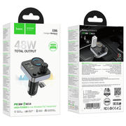 HOCO E86 48W Bluetooth FM car kit with LED display