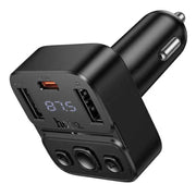 Hoco E87 Dual Port 35W Car Bluetooth FM Transmitter