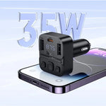 Hoco E87 Dual Port 35W Car Bluetooth FM Transmitter